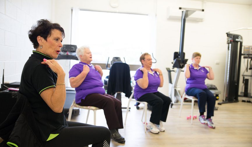 Health and Wellness Studio Timetable Sit and Be Fit Class